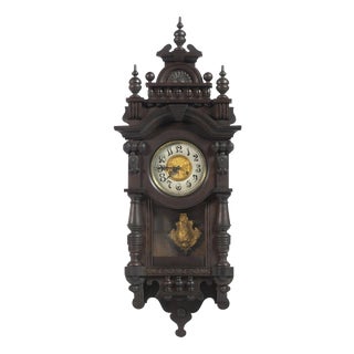 19th Century Wall Clock For Sale