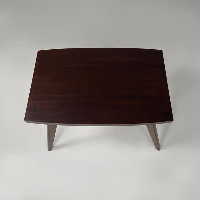 Mid-Century Modern Italian Coffe Table in Dark Wood, 1960s For Sale - Image 4 of 15