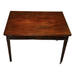 Antique Mahogany Georgian Style Refectory Dining Table For Sale