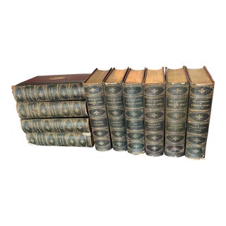 Antique Late 19th Century The Romances of Alexandre Dumas Books - 10 Volume Set For Sale