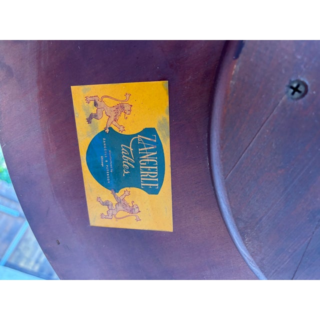 Vintage Mahogany two-tier Claw Foot Dumbwaiter / Butler Table by Zangerle Tables. Excellent condition. Very minimal...