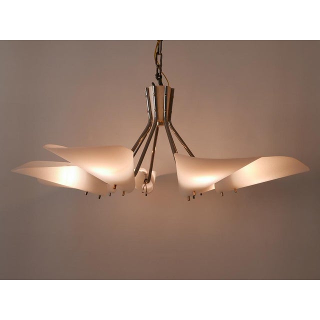 7-Armed Pendant Lamp, Germany, 1950s For Sale - Image 9 of 18