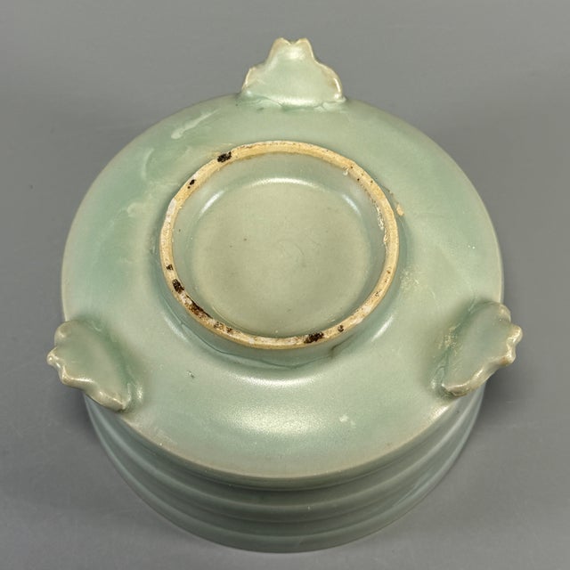 China Vintage Longquan Celadon Tripod Censer For Sale - Image 6 of 7