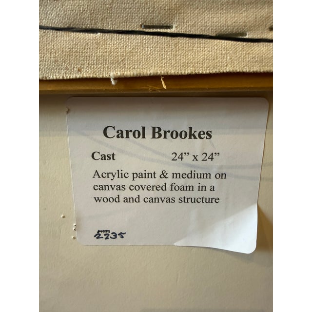 2010s Sculptural Wall Art “Cast” by Carol Brookes For Sale - Image 5 of 10