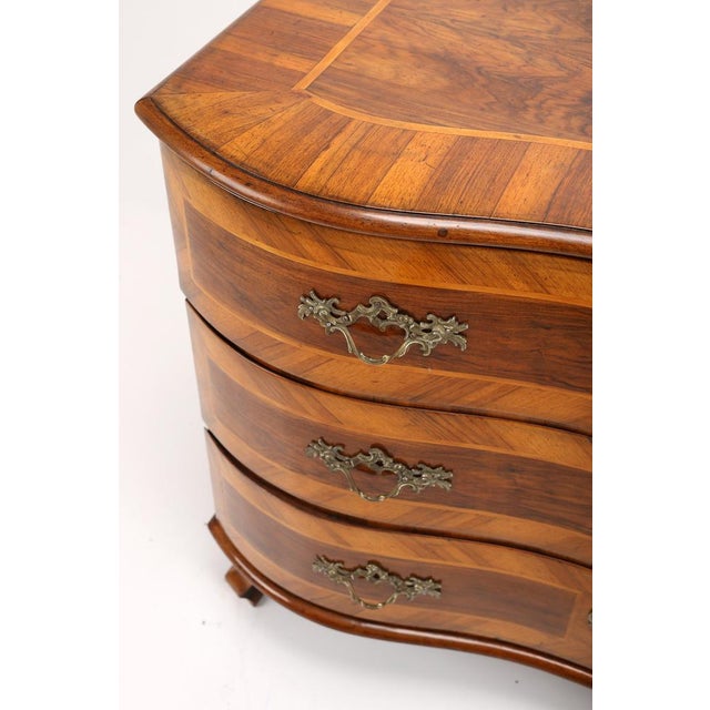 Baroque Chest of Drawers Inlaid in Walnut, 1760 For Sale - Image 9 of 16
