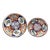 Large 20th Century Japanese Imari Nesting Bowls/ Charger Centerpieces - Set of 2 For Sale