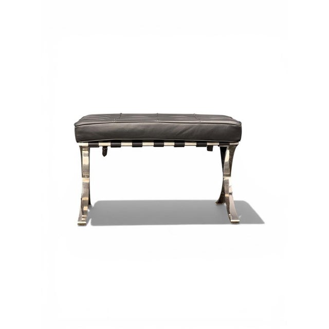 An Architectural Icon More than just a piece of furniture, the Barcelona Ottoman is a triumph of modernism and minimalist...