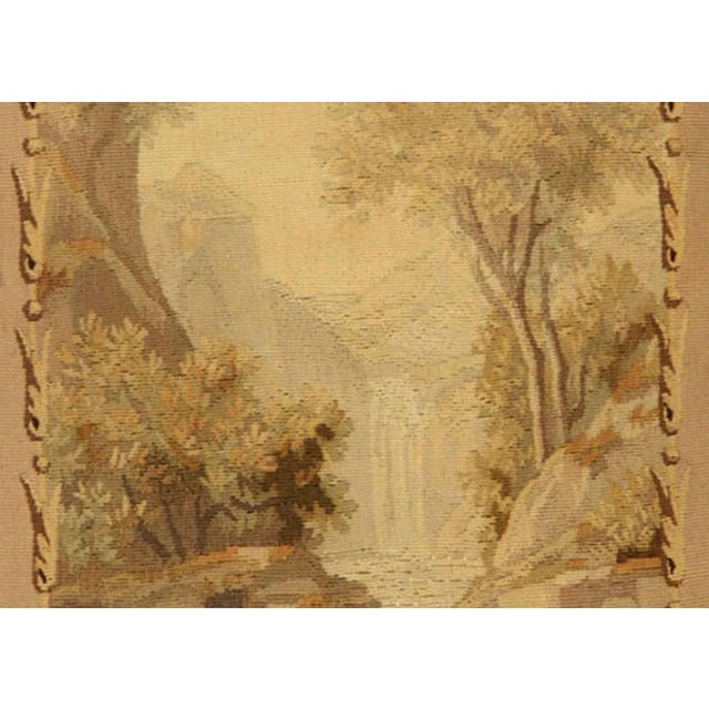 Late 19th Century French Aubusson Pillow. Made by Hand stitching 18th and 19th century French Aubusson fragments on silk...