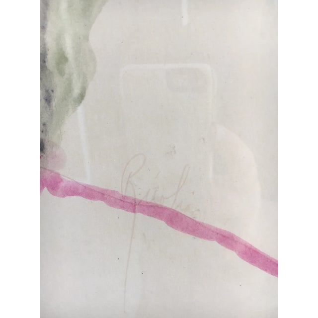 Vintage Illustrated Female Painting For Sale In Miami - Image 6 of 7