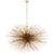 Strada Large Oval Chandelier in Gild Designer: Kelly Wearstler Canopy: 4.75" Round Mounting: Chain Shade Detail: No Option...