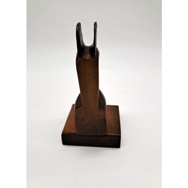1990s Vintage Joe Becker 6" Raven Wood Carving Totem Coast Salish Musqueam First Nations British Columbia For Sale - Image 5 of 12