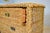 1950s 1950s Vintage Coastal Braided Woven Rattan Chest of Drawers With Walnut Bun Feet For Sale - Image 5 of 12