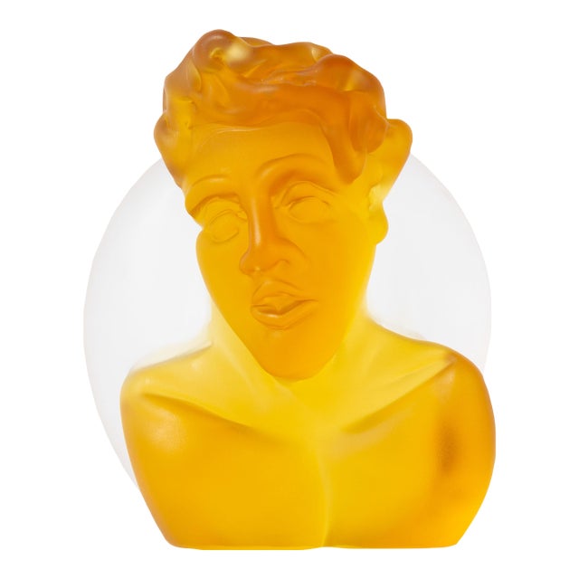 2004 Art Glass Bust Sculpture by Richard Jolley For Sale