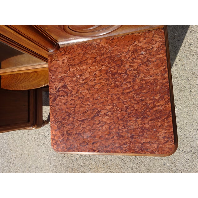 Vintage Walnut Dressing Table, 1950s For Sale - Image 18 of 18