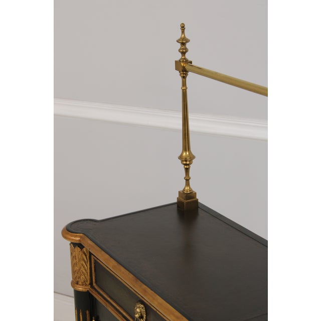 Theodore Alexander Theodore Alexander Regency Style Black & Gold Sideboard For Sale - Image 4 of 18