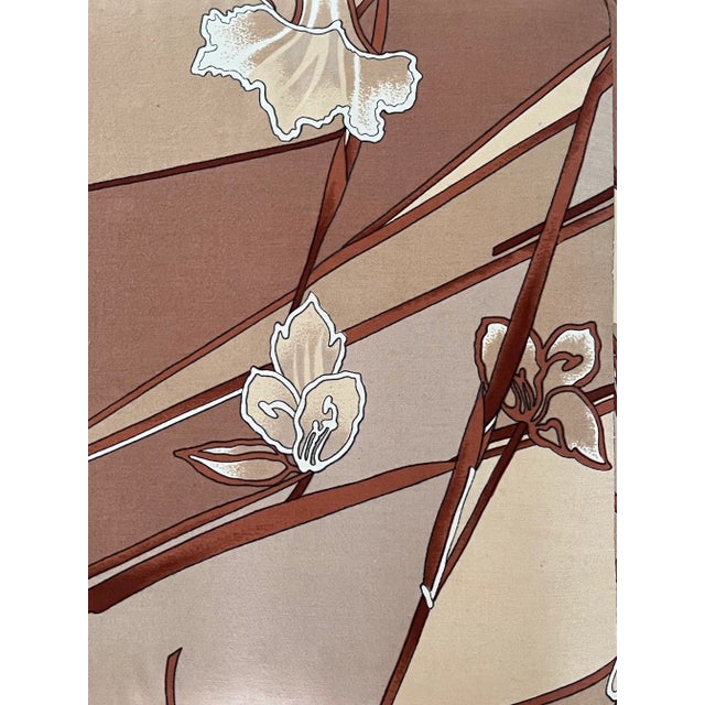 Karl Springer Postmodern Waterfall Stools Karl Springer Style - a Pair For Sale - Image 4 of 11