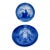 1950s Royal Copenhagen (Denmark) Blue & White Annual Christmas Plates- Set of 2 For Sale