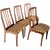 Glass Mid-Century High Back Teak Dining Chairs from Nathan, 1970s, Set of 4 For Sale - Image 7 of 9