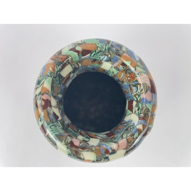 Ceramic Jean Gerbino Mosaic Ceramic Vase, Vallauris, France, Mid-20th Century For Sale - Image 7 of 12