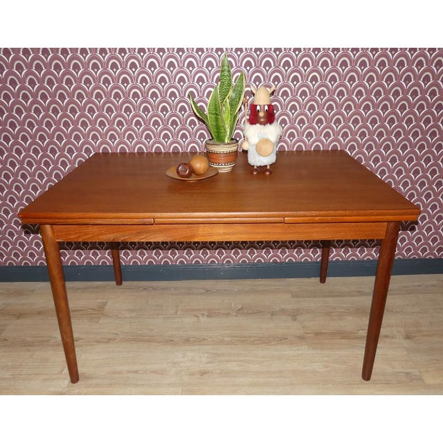 1960s Extendable Teak Dining Table, 1960s For Sale - Image 5 of 15