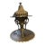 Large Vintage Brass Detailed Samovar and Decorative Stand For Sale