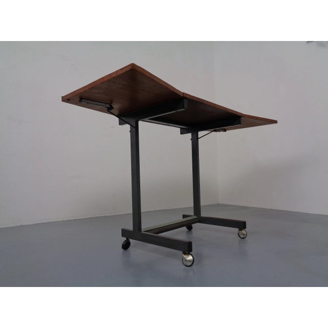 Danish Extendable Architect Table from Elmo, 1960s For Sale - Image 11 of 18