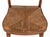 Brown American Rush Seat Ladderback Side Chairs, 3 For Sale - Image 8 of 9