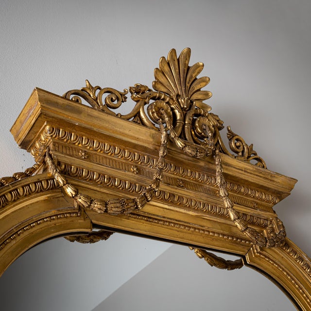 Late 20th Century Wall Mirror in Louis XVI Style For Sale - Image 14 of 18