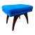 1960s Upholstered Bench with Spider Legs in the Style of Vladimir Kagan For Sale
