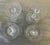 Vintage Tiffin Franciscan Chardonnay Etched Crystal Champagne Coupes – Set of 4 Elegant Faceted Stem Cocktail Glasses For Sale In Indianapolis - Image 6 of 9