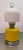 Space Age Yellow and White Skittle Lamp For Sale - Image 5 of 9