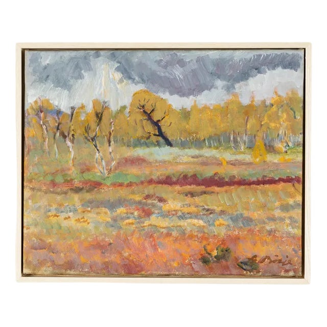 Gideon Börje, Forest Edge, Oil on Canvas, Framed For Sale