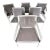 Brown Jordan Still Dining Arm Chairs. Set of Six. For Sale
