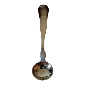 Antique C.W. Hurll Pure Coin Silver Salt Spoon