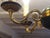 Empire Style Bronze Chandelier with Green Lacquered Bowl, 1950s For Sale - Image 6 of 18