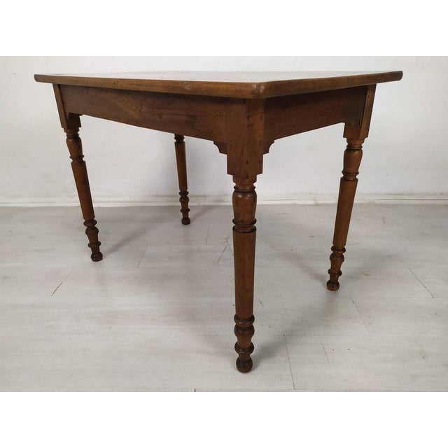 Bistro Table in Walnut For Sale - Image 4 of 18
