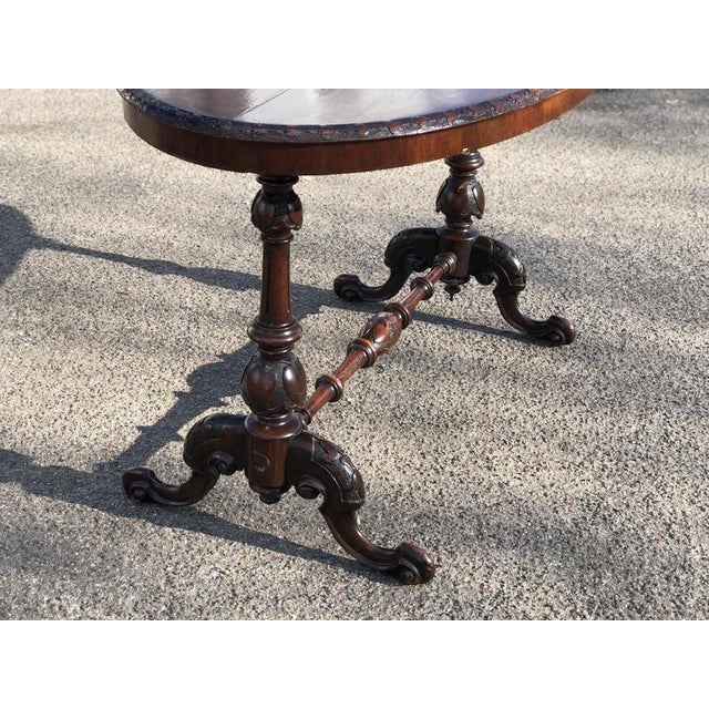 Victorian Side Table on Cabriole Feet For Sale - Image 11 of 14