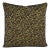 Black Chenille Velvet on Gold Spotted Pillow Cover For Sale