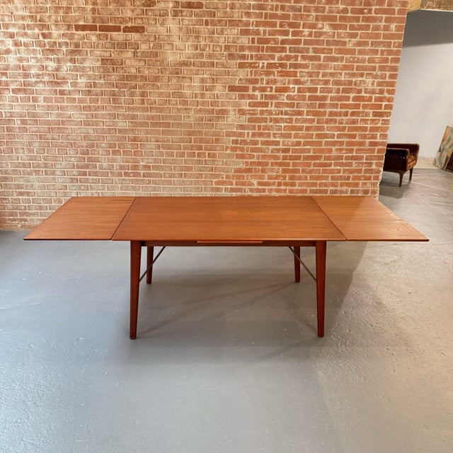 1950s 1950s Rare Teak Dining Table by Peter Hvidt & Orla Mølgaard-Nielsen For Sale - Image 5 of 10