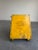 Vintage Industrial Yellow Metal Rolling Cabinet Cart For Sale - Image 9 of 12