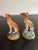 American A Pair of Antique Staffordshire Decorated Whippets, Circa 1830's For Sale - Image 3 of 12
