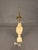 19th Century French Hand-Carved Marble Table Lamp With Floral & Grape Vine Motifs For Sale In Indianapolis - Image 6 of 16
