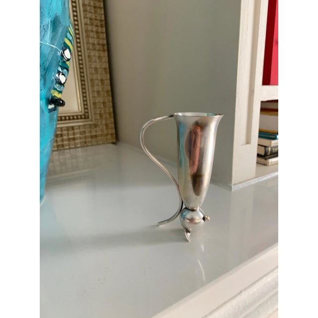 Silver Jigger in the Shape of a Cat For Sale - Image 4 of 8