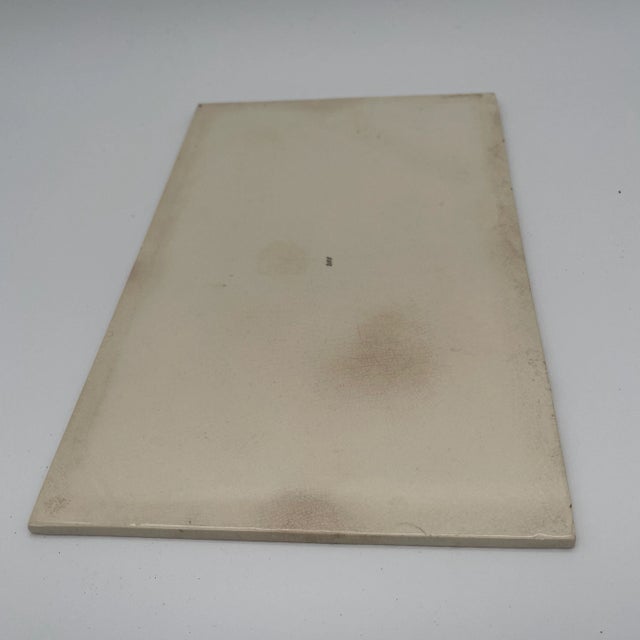 Late 19th Century Late 19th Century French Aesthetic Trivet Tile For Sale - Image 5 of 6