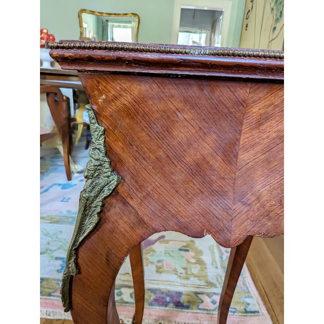 Mid 20th Century Pair of French Louis XV Side Tables For Sale - Image 5 of 9