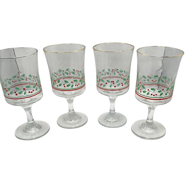 Manufactured by the renowned Libbey Glass Company as a seasonal promotional premium in the mid-1980s, this iconic "Holly &...