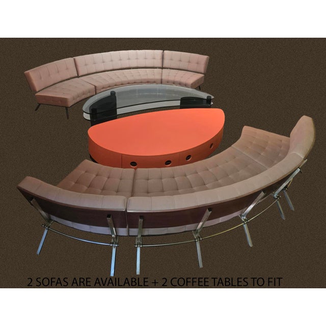 1990s Halô Three-Piece Curved Sectional Sofa by Rob Edley Welborn For Sale - Image 12 of 12