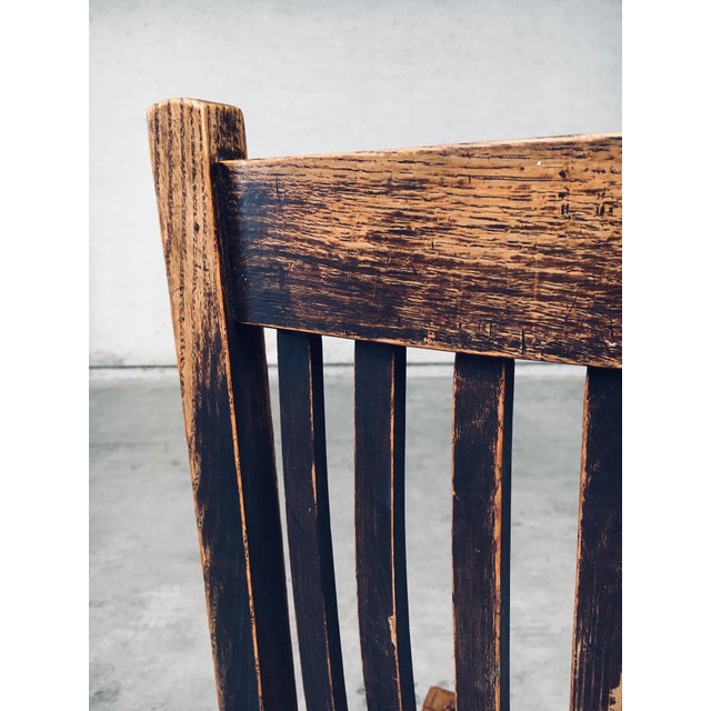 Antique Dutch Architects Chairs, 1890s, Set of 4 For Sale - Image 3 of 18