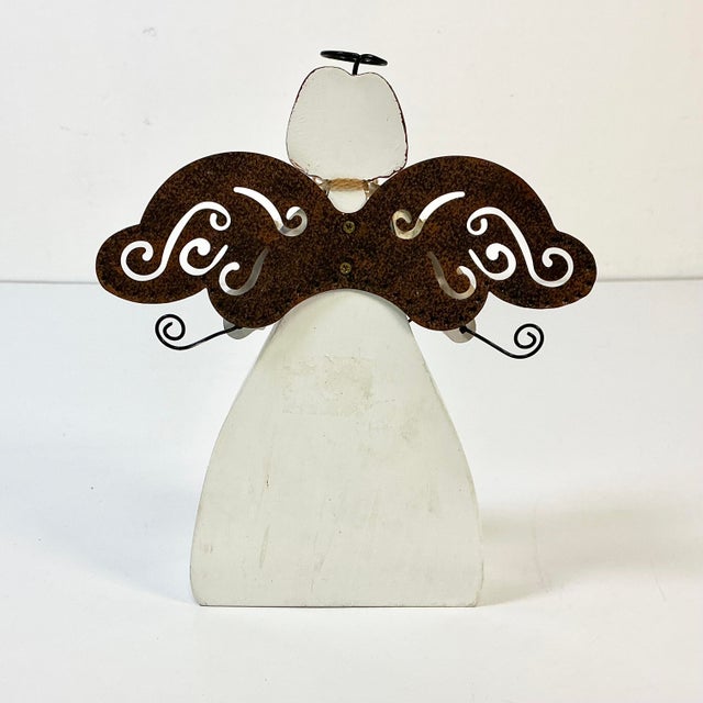 1990s Vintage Boho Chic Arts & Crafts Valentine Angel - Love For Sale - Image 6 of 10