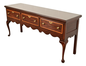 Henkel Harris Queen Anne Solid Mahogany Sideboard Credenza